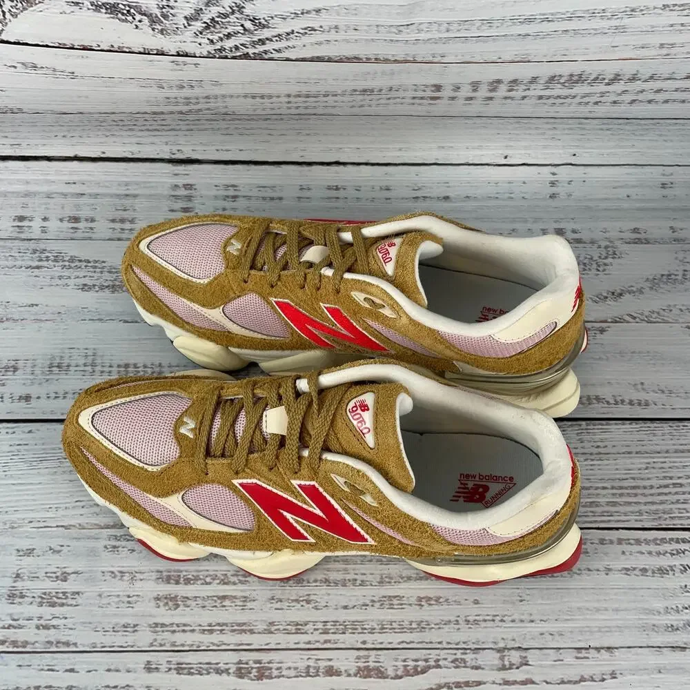 New Balance 9060 Mens US 12 D Lifestyle Sneakers Beige Pink